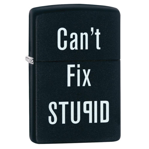 Запальничка Zippo (Зіппо) Cant Fix Stupid 28664