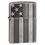 Запальничка Zippo (Зіппо) Armor® U.S.Flag Antq Silver 28974