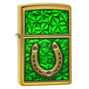 Запальничка Zippo (Зіппо) Horseshoe Clovers 29243