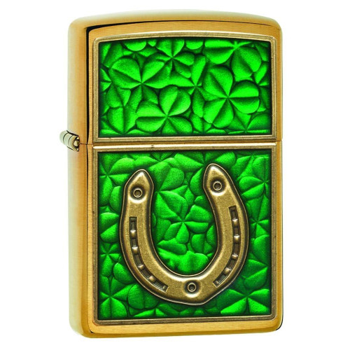 Запальничка Zippo (Зіппо) Horseshoe Clovers 29243