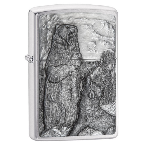 Запальничка Zippo (Зіппо) Bear vs Wolf 29636