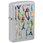 Зажигалка Zippo (Зиппо) Fishing Hooks Design 46319