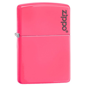 Зажигалка Zippo (Зиппо) Neon Pink LOGO 28886ZL