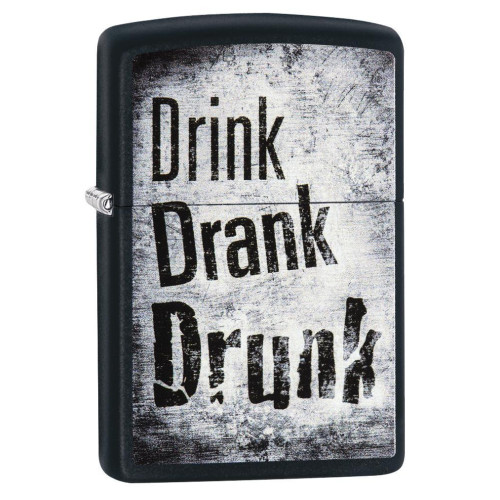 Запальничка Zippo (Зіппо) Drink Drank Drunk 29618