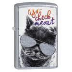 Запальничка Zippo (Зіппо) Cat With Glasses 29619