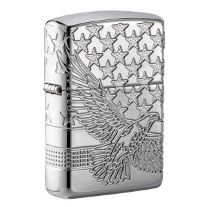 Зажигалка  Zippo (Зиппо) Patriotic Design 49027