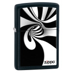 Зажигалка Zippo (Зиппо) SPIRAL BLK WHITE 28297