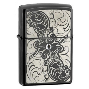 Запальничка Zippo (Зіппо) GUNSTOCK FILIFGEE EBONY 28324