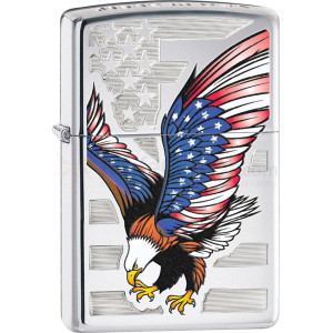 Запальничка Zippo (Зіппо) EAGLE FLAG 28449
