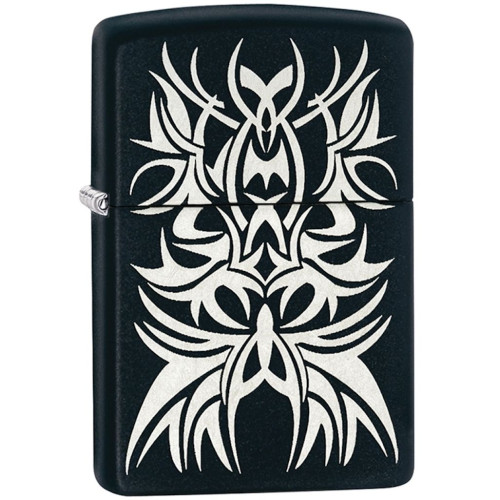 Запальничка Zippo (Зіппо) Black and Chrome 28686