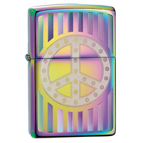 Запальничка Zippo (Зіппо) Rivet Peace Sign 29435