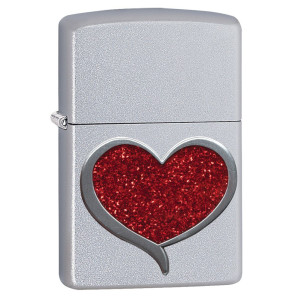 Запальничка Zippo (Зіппо) Glitter Heart 29410