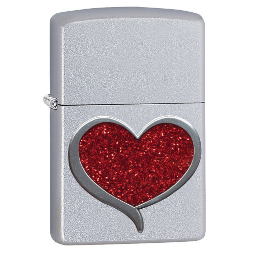 Запальничка Zippo (Зіппо) Glitter Heart 29410