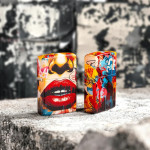Зажигалка Zippo (Зиппо) Street Art Face Design 46257