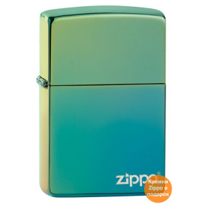 Запальничка Zippo (Зіппо) Teal ZIPPO LOGO 49191ZL